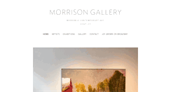 Desktop Screenshot of morrisongallery.com