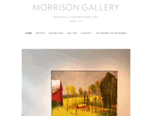 Tablet Screenshot of morrisongallery.com